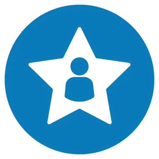 people first icon blue